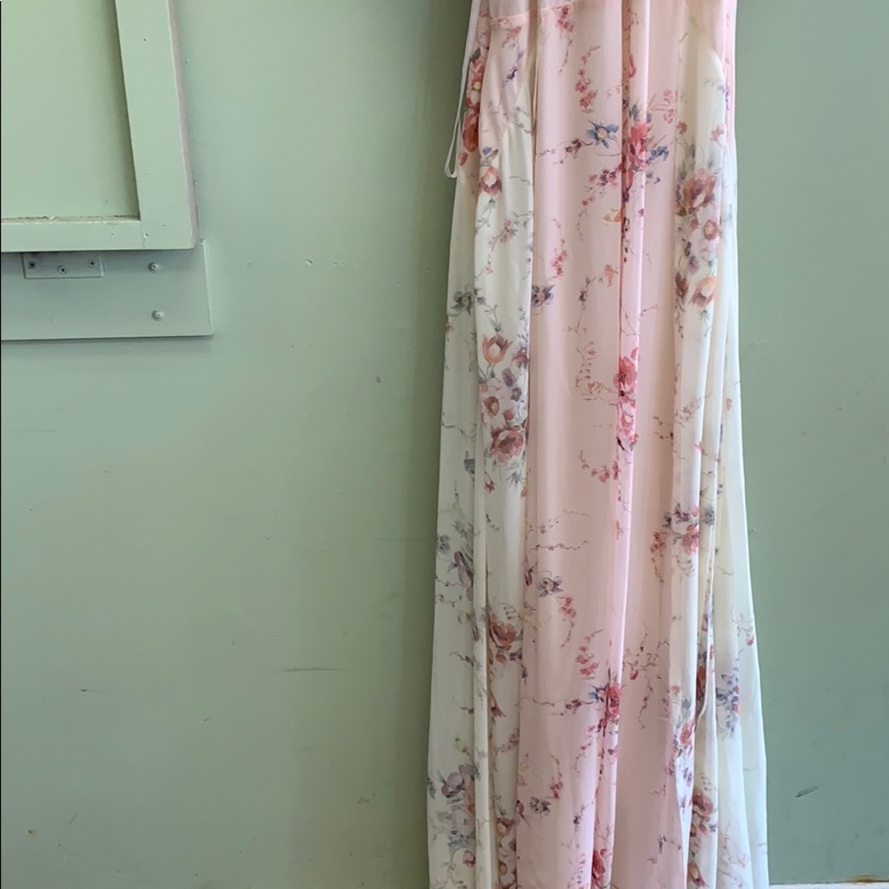 Love shack fancy Evelyn off shoulder flounce dress - Picture 6 of 7